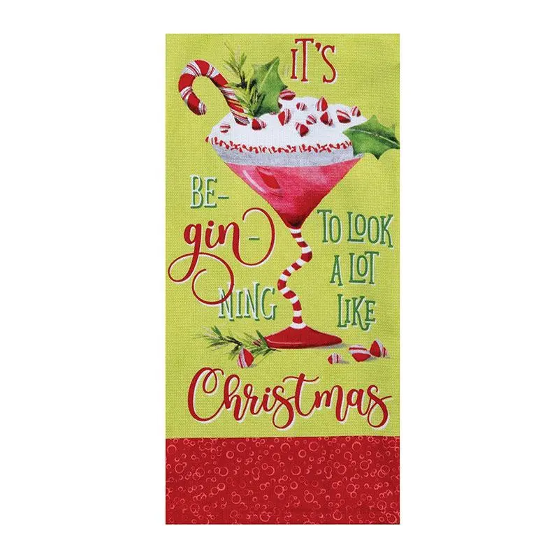 Candy Cane Terry Towel Fabric – Holiday Comfort Collection H6883 1