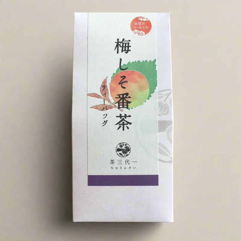 Chasandai Ume Shiso Bancha Tea Bags – Plum & Perilla Green Tea Blend 1