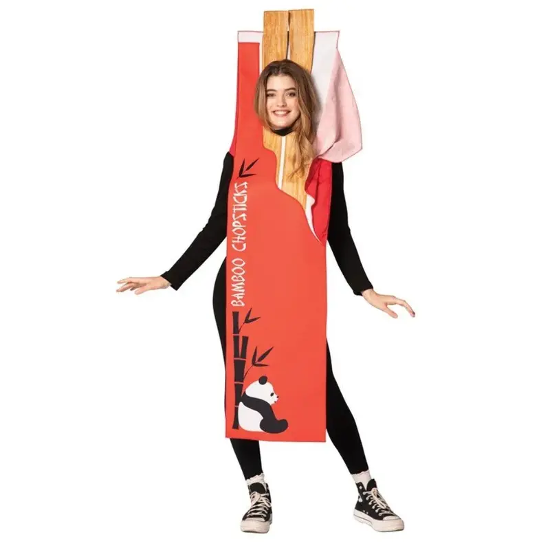 Chopsticks-Themed Halloween Costume For Adults – One-Size Playful Ensemble 1