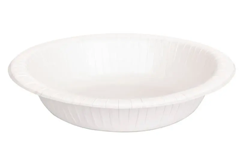 Classic White Disposable Paper Bowls – 20-Count 1
