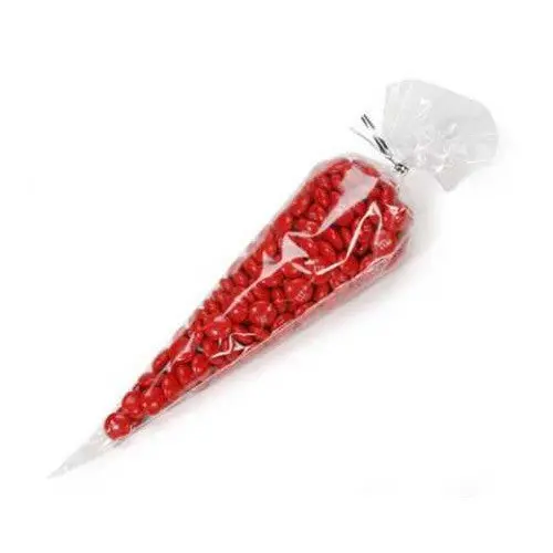 Clear Cellophane Cone Bags – 100-Pack For Candy Or Favors 1