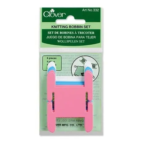 Clover Knitting Bobbin Set – Compact Yarn Management Kit 1