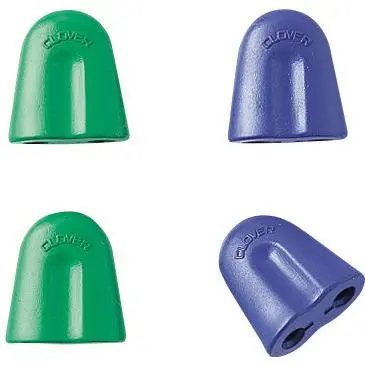 Clover Point Protectors – Silicone Caps For Circular Needle Tips 1