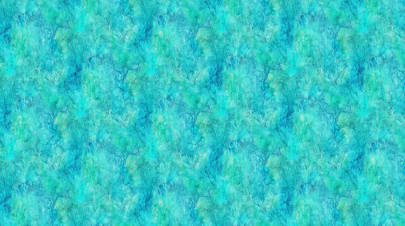 Coral Reef Coral Texture Print In Turquoise Multi – Northcott Cotton 1