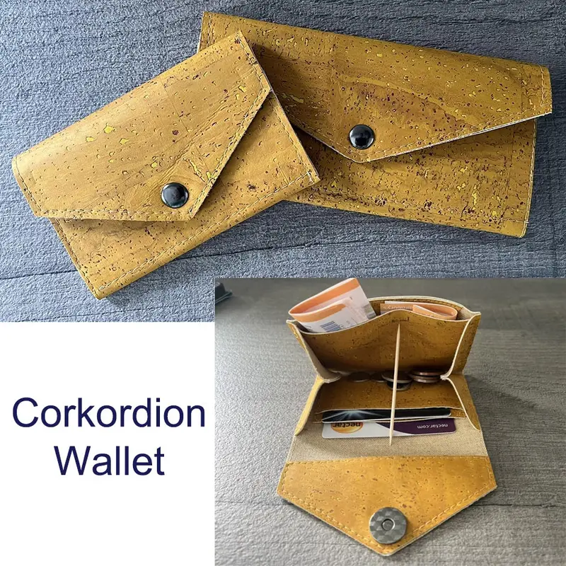 Corkordion Slim Wallet – Minimalist Class-Style Design 1