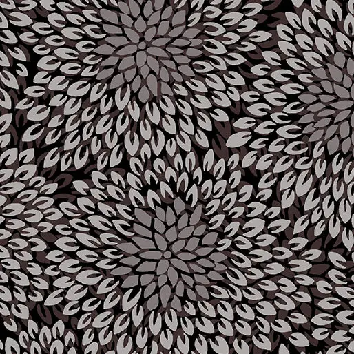 Darling Dahlia Fabric – Midnight Rhapsody Collection 1