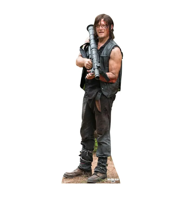 Daryl Dixon With Rocket Launcher Life-Size Standup – The Walking Dead Collectible, 10–14 Day Build Time 1