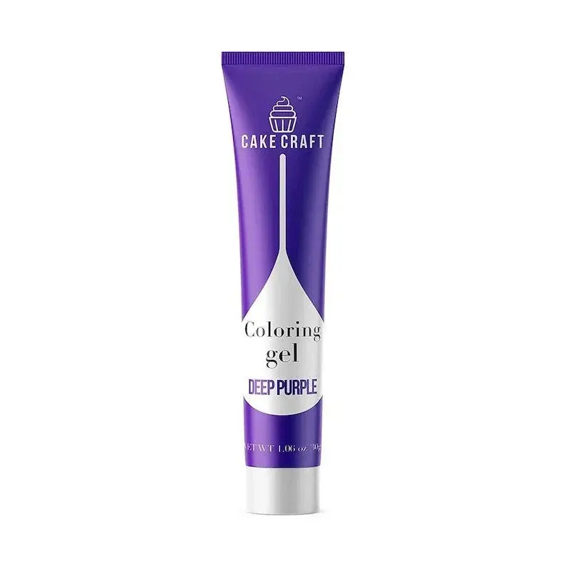 Deep Purple Concentrated Coloring Gel – 1-Ounce Vibrant Bakery Dye 1