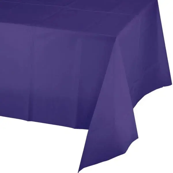 Deep Purple Table Cover – 54X108 Inches, Premium Fabric 1
