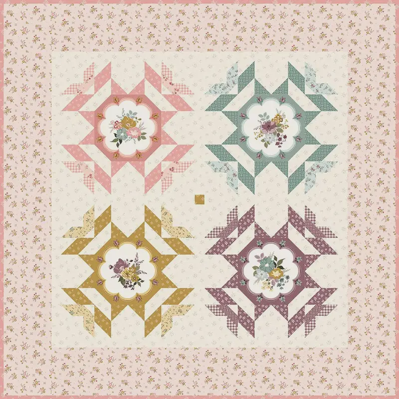 Delicate Dance Pattern Quilt Kit – Complete Project Bundle 1