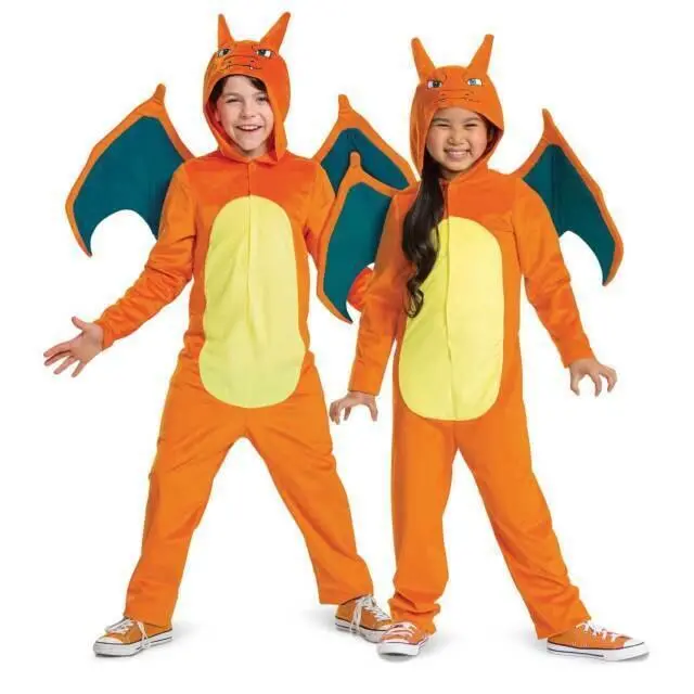 Deluxe Charizard Kids' Costume – Pokémon-Themed Halloween Outfit 1
