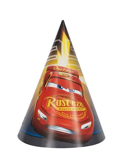 Disney Cars Character Party Hats (8-Pack) 1