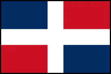 Dominican Republic Flag – High-Quality Polyester, 5' X 3' 1