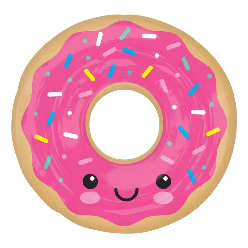 Donut-Themed Supershape Mylar Balloon – 27-Inch Fun Dessert Decor 1