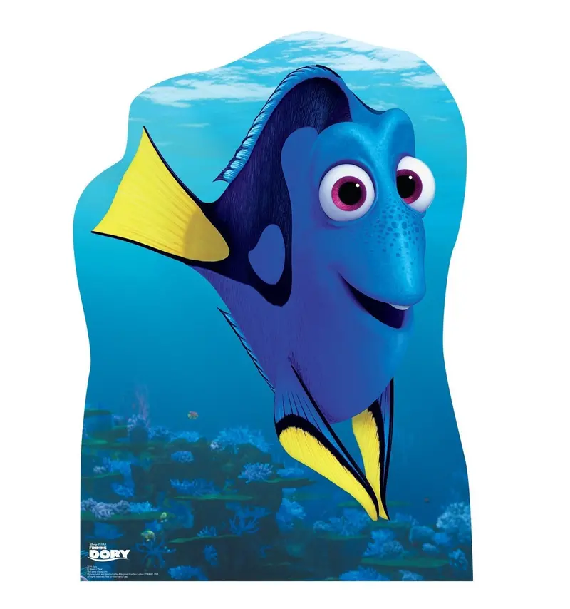 Dory Life-Size Cardboard Standup From Finding Dory – Express-Crafted Cutout, Ships In 10–14 Days 1