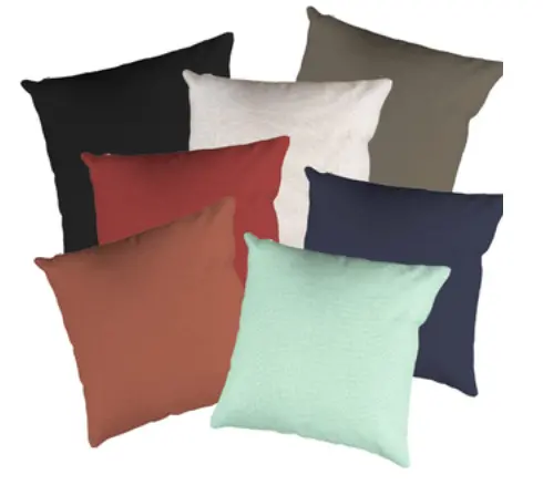 Easy Sew Pillow Blank Case – Grey, 14" H × 14" W 1