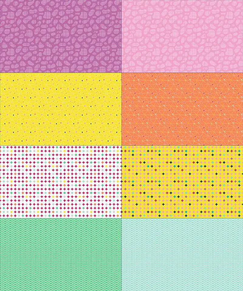 Effervescence Fat Eighth Panel (36In X 43In) In Sunny Yellow 1