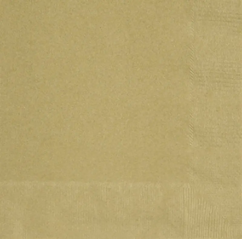 Elegant Gold Beverage Napkins – Set Of 100 (3.5″ × 3.5″) 1