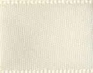 Elegant Ivory Double-Faced Satin Ribbon – 3/8-Inch × 15 Yards 1