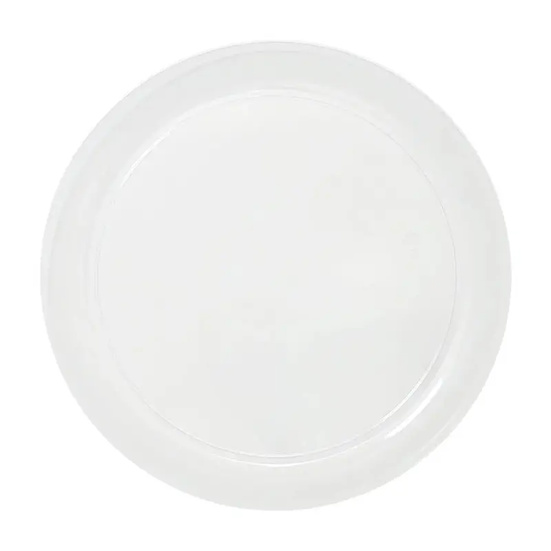Elegant Living Clear Plastic Dinner Plates – 9 Inches, 75-Pack 1