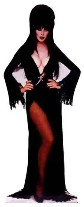 Elvira Mistress Of The Dark Life-Size Cardboard Cutout – Made-To-Order, 10–14 Business Day Fulfillment 1