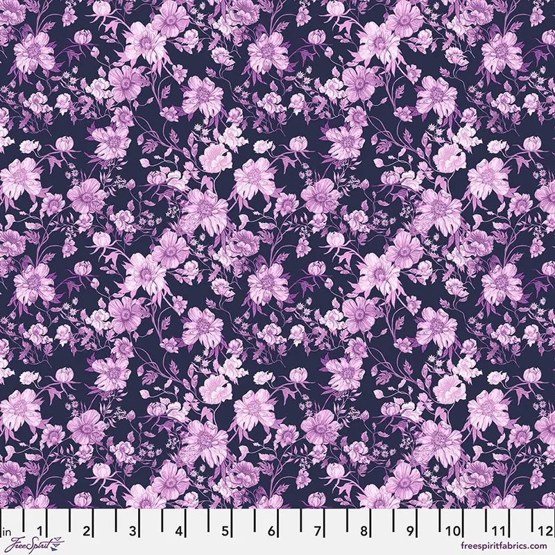 Fairy Sprinkle Pattern On Navy Base – In Full Bloom Collection 1