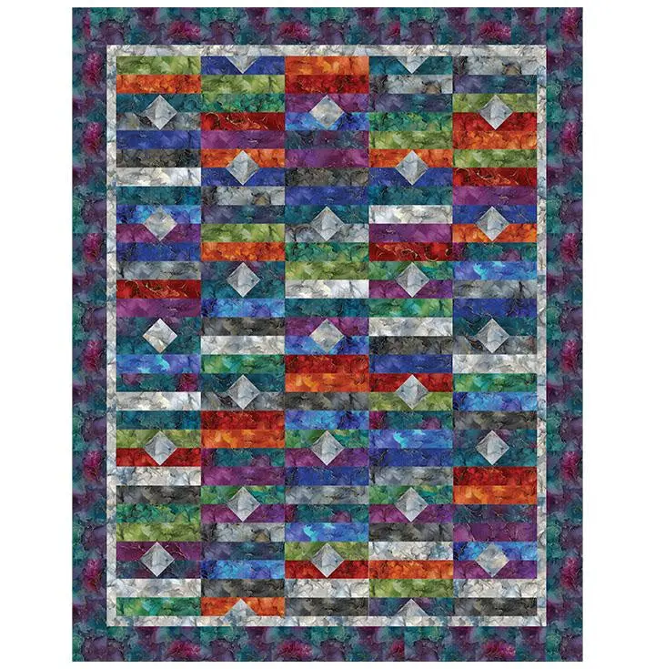 Farmer’S Gemstones Quilt Kit With Pattern 1