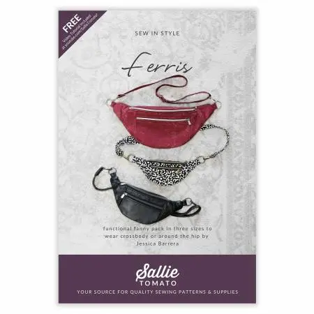 Ferris Bag Sewing Pattern – Digital Or Printed, Sallie Tomato 1