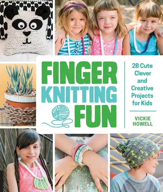 Finger Knitting For Kids – No-Needle Craft Activity Kit 1
