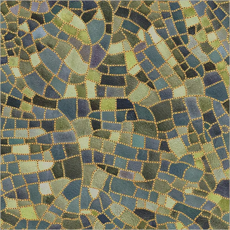 Flora & Form Crackle Labradorite Pattern Fabric 1