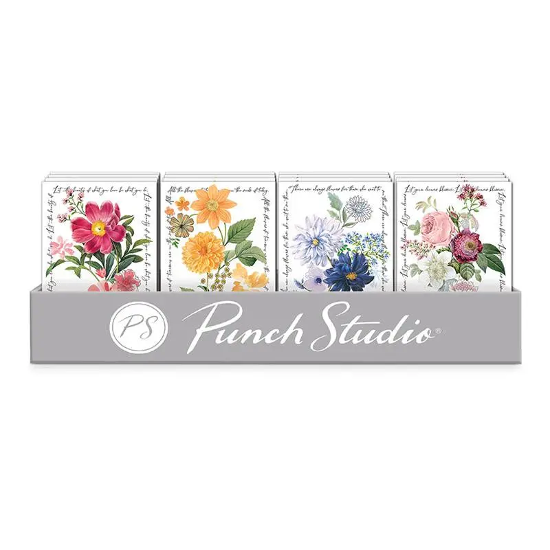 Floral Pocket Notepad Display – Notable Artistic Print (Style 3780P) 1