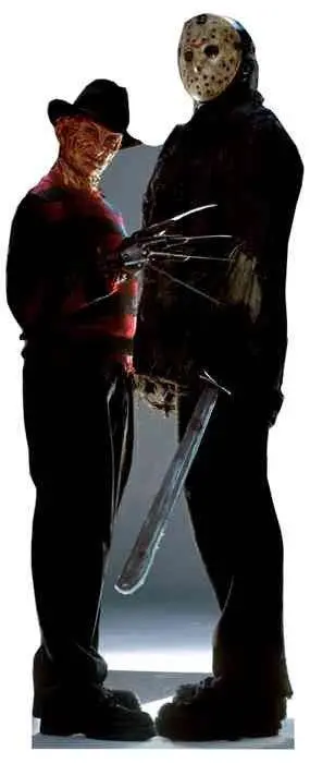 Freddy Vs. Jason Full-Size Cardboard Standee – Horror Duo, Custom-Fabricated, Ships In 10–14 Business Days 1