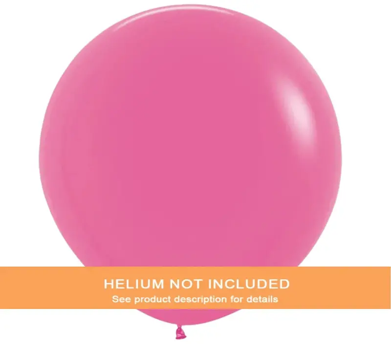 Fuchsia 36-Inch Latex Balloons – High-Impact Sempertex Pack (2 Count) 1