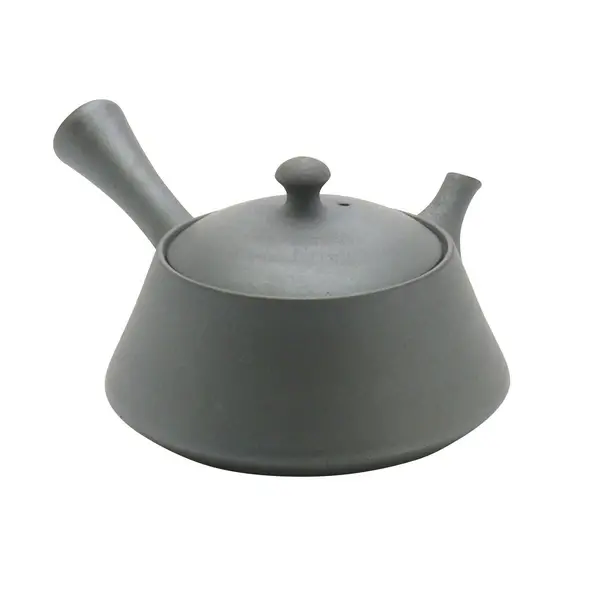 Fujita Tokuta Volcano Black Triangle Kyusu – Tokoname Teapot With Ceramic Mesh Strainer (230 Ml) 1