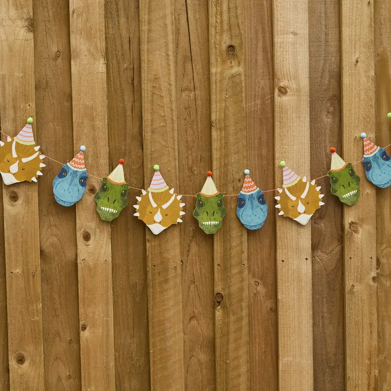 Fun Dinosaur Party Garland – Single String Decoration 1