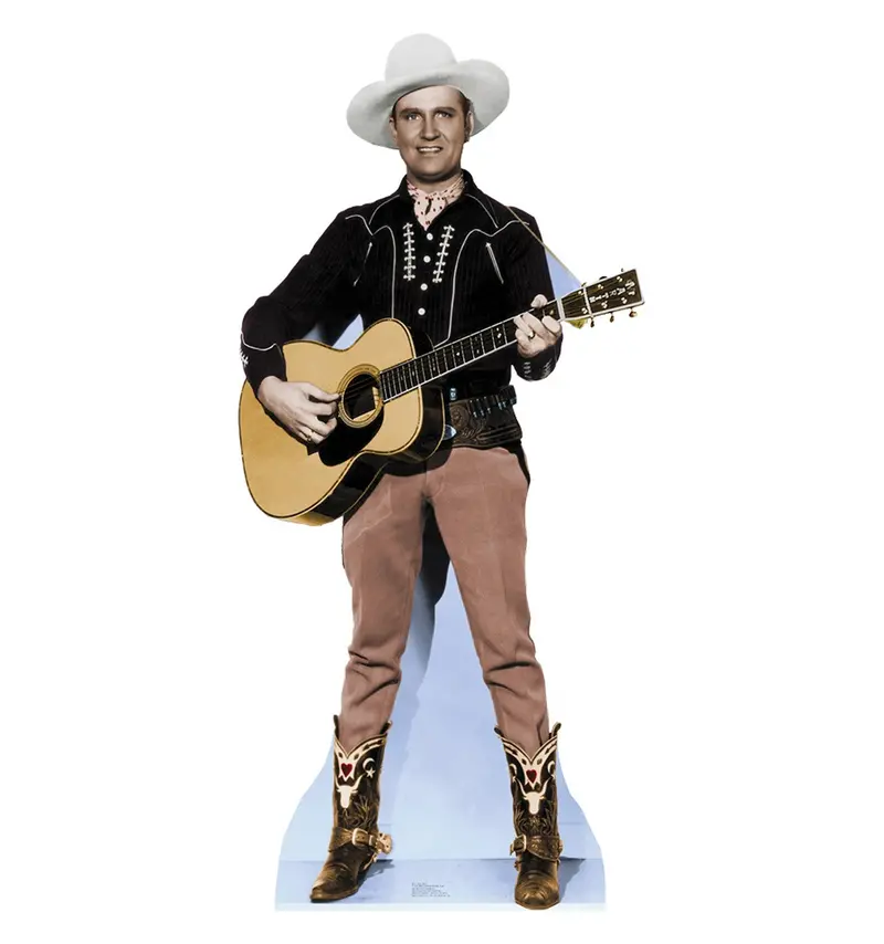 Gene Autry Full-Size Cardboard Standee – Classic Western Icon, 10–14 Day Fabrication 1
