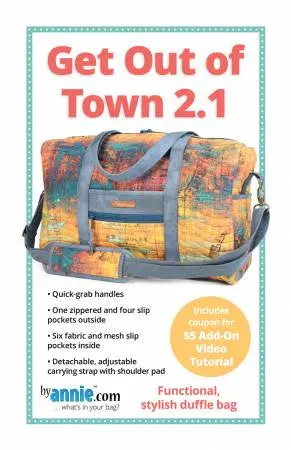 Get Out Of Town Travel Duffle Bag Pattern (Version 2.1) 1