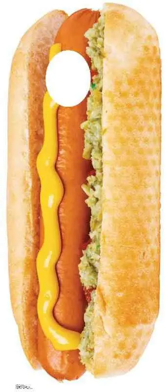 Giant Hot Dog Cardboard Stand-In – Fun Custom Cutout, Ready In 10–14 Business Days 1
