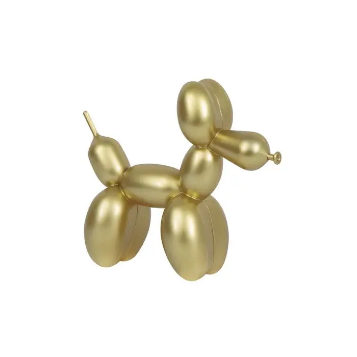 Gold Dog-Shaped Weight Balloon – Single Piece Decorative Accent 1