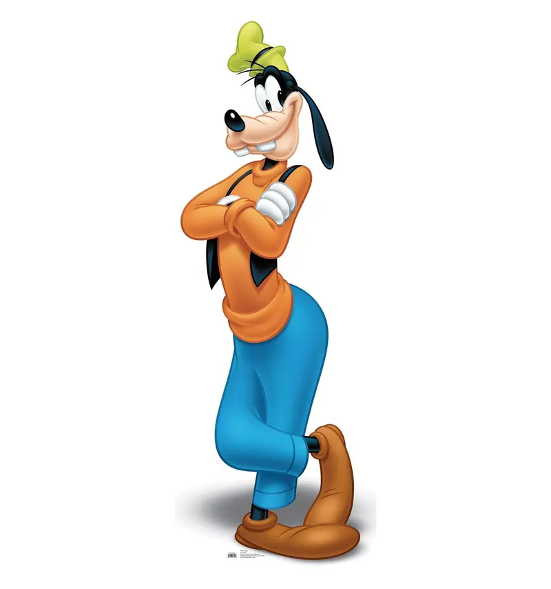 Goofy Life-Size Cardboard Cutout – Disney Character Standup, Custom Built, 10–14 Business Days 1