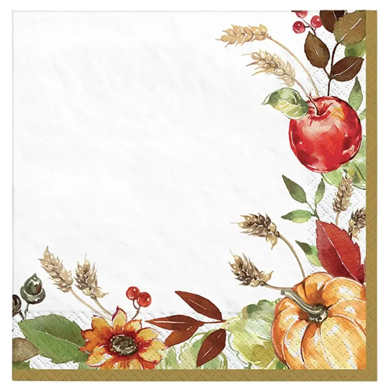 'Grateful Day' Thanksgiving Beverage Napkins – 36-Pack 1