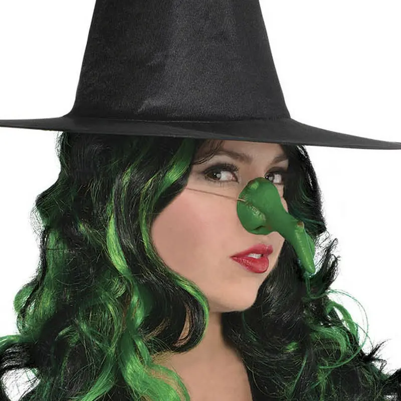 Green Witch Nose Prop | Halloween Makeup Accessory 1
