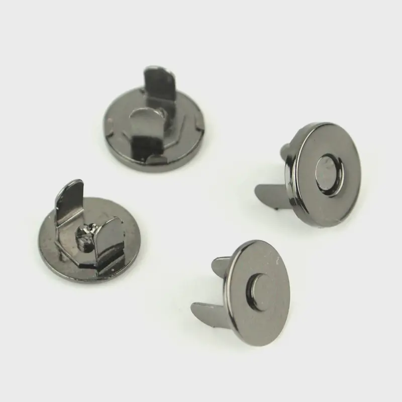 Gunmetal 1/2-Inch Magnetic Snap Set (2-Pack) – Model Sts175B 1