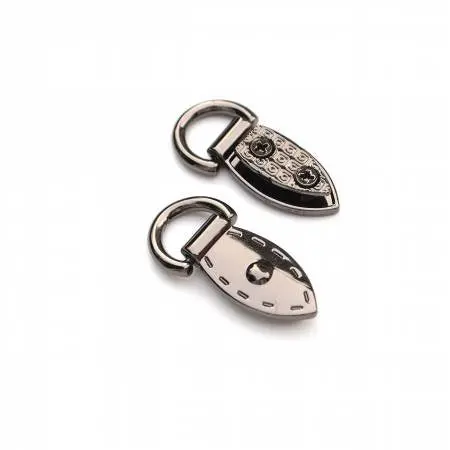 Gunmetal Mini Strap Connectors – Decorative Hardware By Sallie Tomato 1