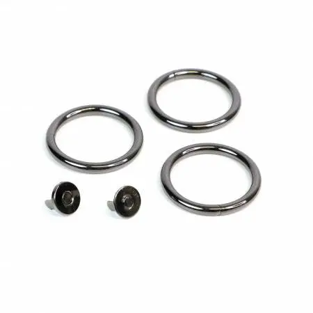 Gunmetal Scarlett Hardware Kit – Sallie Tomato 1