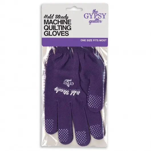 Gypsy Quilter Hold Steady Machine Quilting Gloves – Non-Slip Grip 1