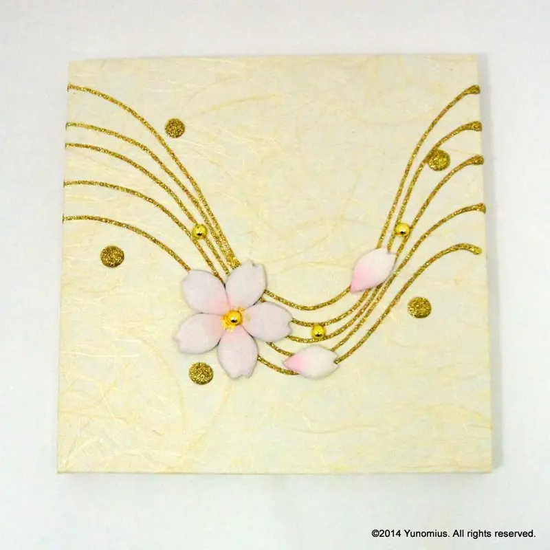 Hana & Haku Sakura Washi Panel: Clean White #2 1