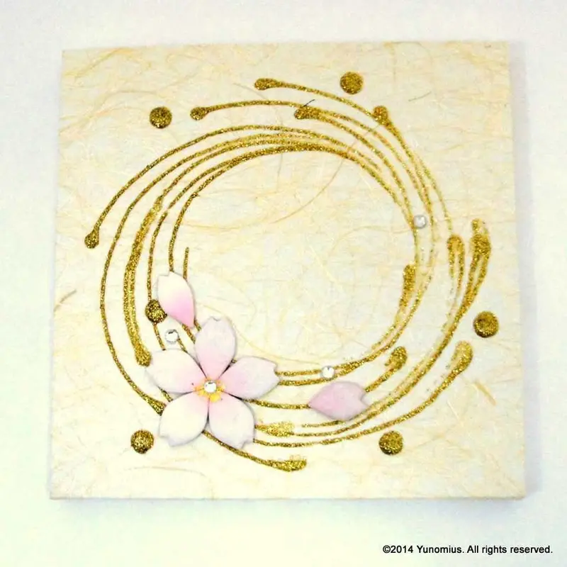 Hana & Haku Sakura Washi Panel: Crisp White #3 1