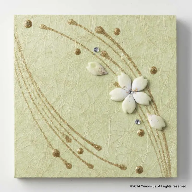 Hana & Haku Sakura Washi Panel: Mint Green #1 1