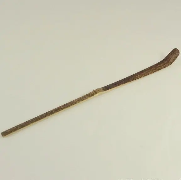 Handcrafted Bamboo Matcha Scoop (Chashaku) – Sesame Or Dark Finish 1